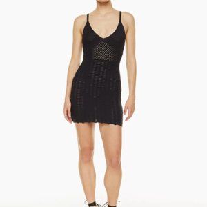 Aritzia Wilfred Evie Mini Dress - Black